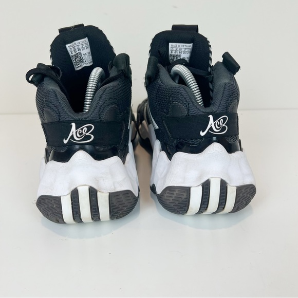 Adidas Exhibit B Candace Parker Mid Basketball Shoes Carbon Black Size 8 - Picture 4 of 9